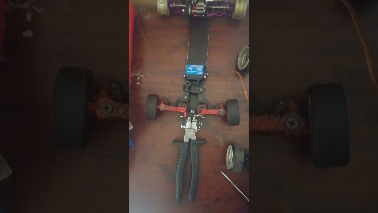 Rc car drift rwd homemade front setup test slow mountain