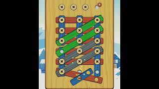 Wood nuts & bolt screw game level 16 hard solution