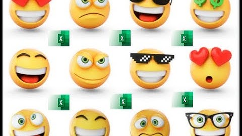 018. Add cool EMOJIS and ICONS in Excel!