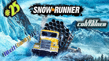 Lost Container Walkthrough #25 Black River (Michigan) SnowRunner 4K (2160p)