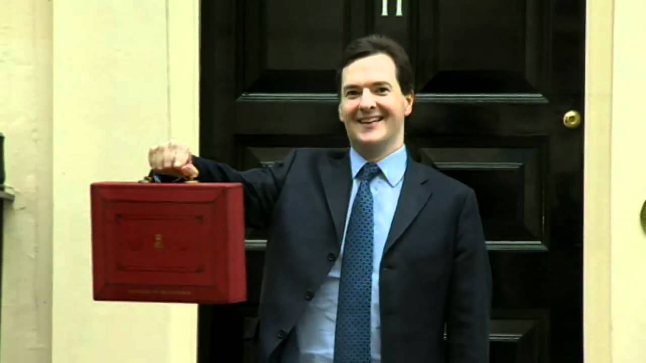 Osborne unveils the 2012 budget briefcase YouTube