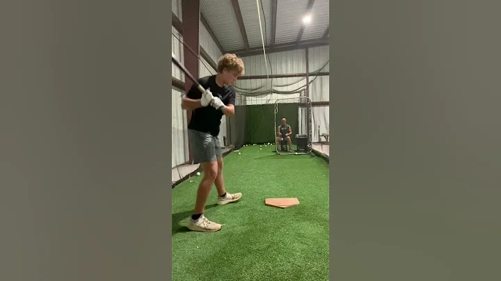 Batting practice with hitting coach Ryan Raburn