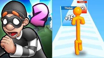 Robbery Bob 2 vs Tall Man Run Gameplay Android,ios Part 36