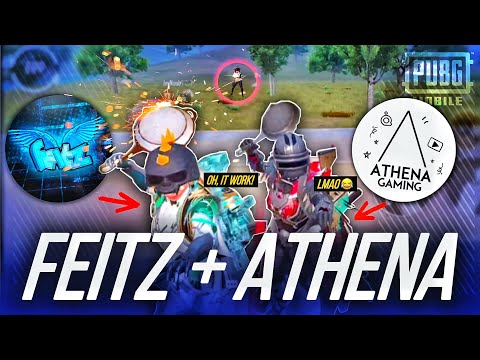 【Feitz x <strong>ATHENA</strong>?!】 Two Legends in One Video😎 - PUBG MOBILE