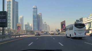 [4K]Dubai's BEST Road Trip Airport to Palm Jumeirah AI AE