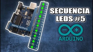 Arduino Secuencia Leds #5  - Avance unitario no acumulado