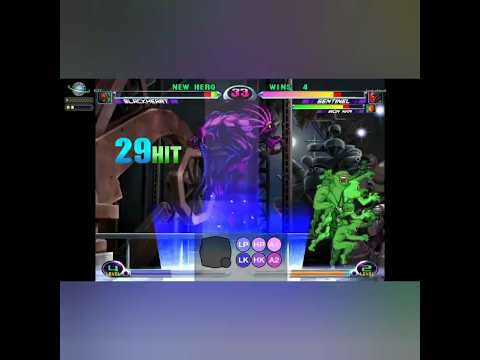 MvC2 Blackheart 110% Last Stand advanced sjc combos, multi angle screen zone chip KO sequence 011526