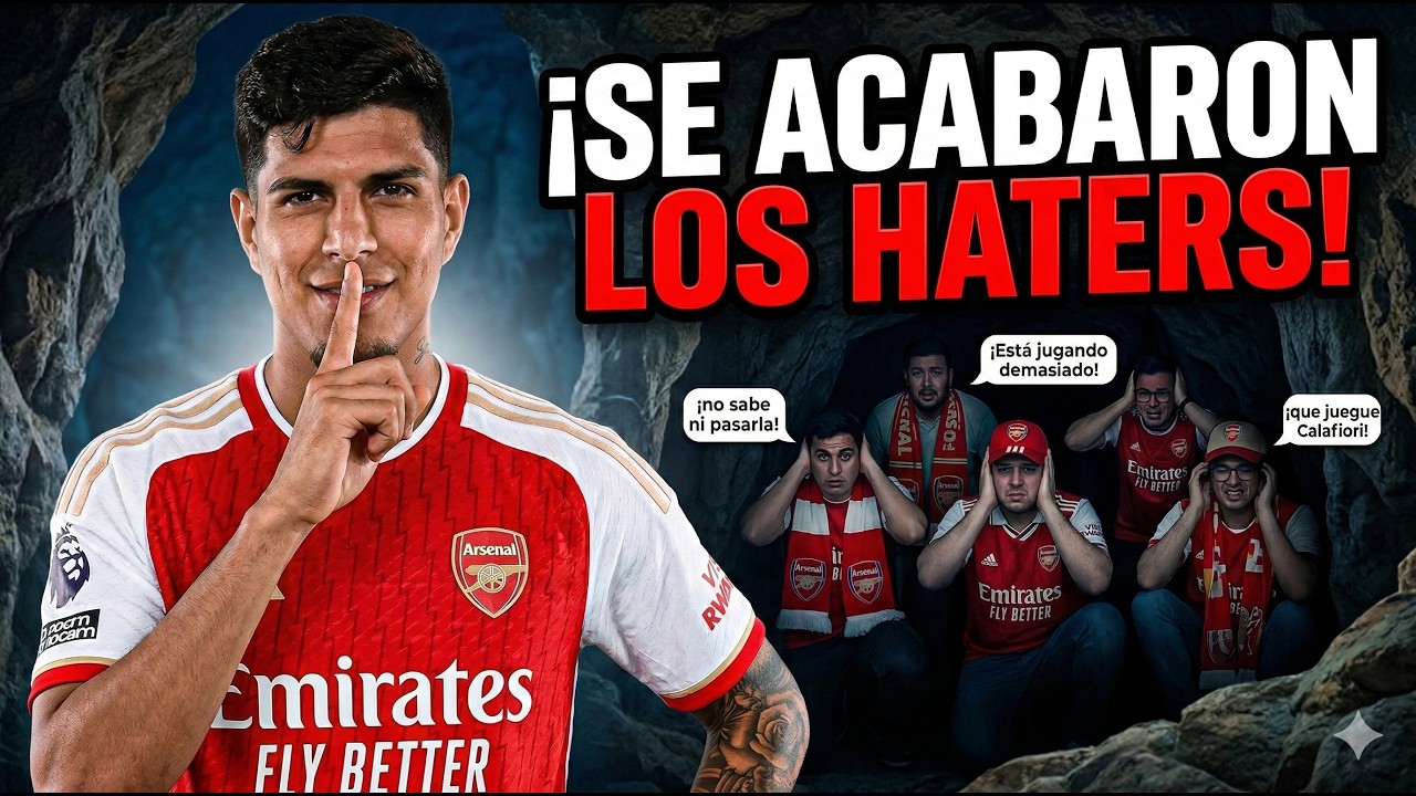 HINCAPIE CALLA a TODOS LOS HATERS, ARTETA LO FELICITA y es NOMINADO como MEJOR DEL MES!