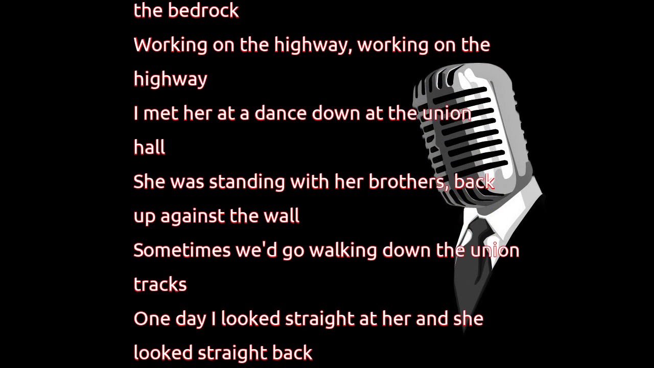 Bruce Springsteen Working on the Highway (lyrics) YouTube