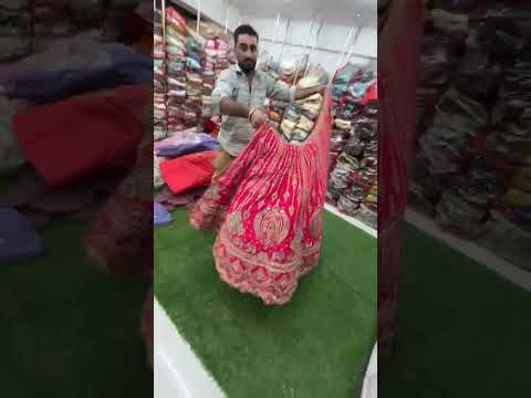 bridle lehnga market Surat Gujarat #bridallehenga #onlineshopping