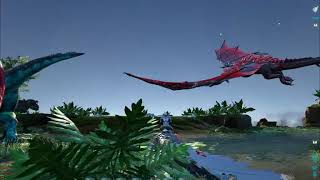 Ark Crystal Isles PVE Official Alpha Wyvern Queen Solo