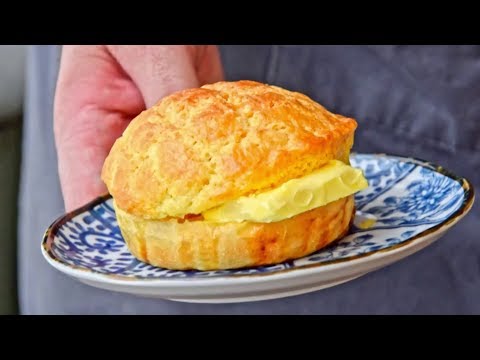 Hong Kong pineapple buns, from the video