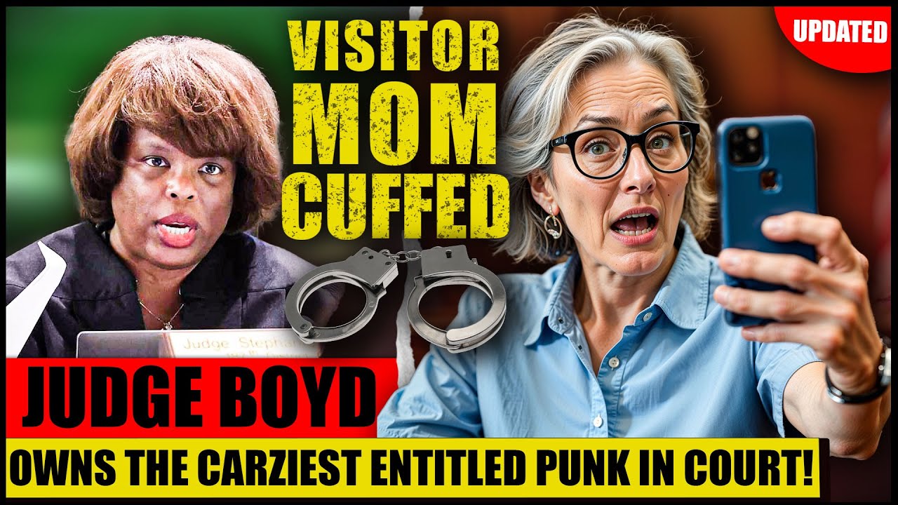 Judge Boyd Owns Entitled Punk Who Gets His Mom Cuffed in Courtroom