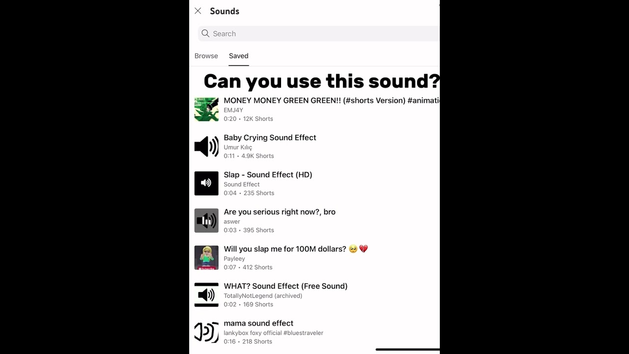 Can you use this sound? 