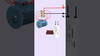 How to test a 3 phase motor with single phase supply #electrical #motor #shorts #electrician #yt