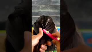 Simple &amp; Beautiful: 5-Minute Easy Butterfly Hairstyle for Little Girls 🦋✨#viral #hai #shorts