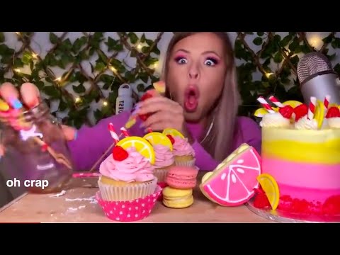 HUNNIBEE DROPPING THINGS FOR 3 MINUTES STRAIGHT *ASMR FOOD FALLING COMPILATION*