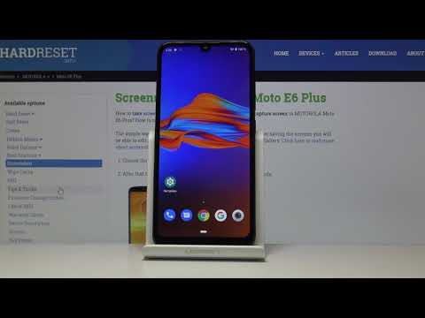 Как сделать скриншот на Motorola Moto e6 plus. Захват экрана