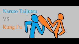 Naruto Taijutsu VS Kung Fu 2 (Stickman Animation)