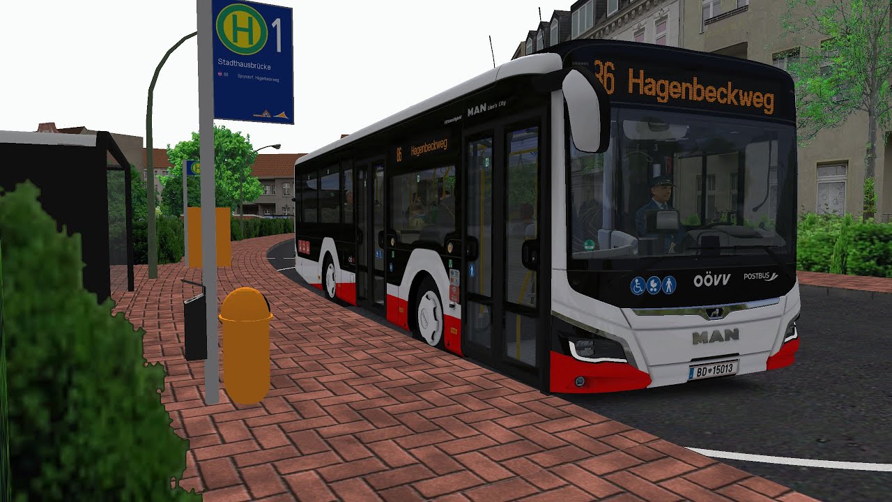 Mit dem neuen Midi durch die Stadt | Städtedreieck Modded - Linie 86 | OMSI 2 #229