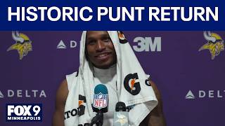 Myles Price on punt return touchdown: ‘I’m still smiling’