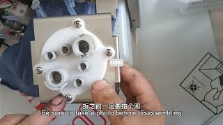 Citronix 5300 machine replacement of the main filter base!
