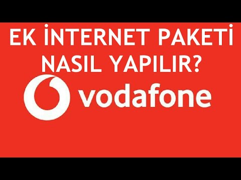 Vodafone Ek İnternet Paketi Nasıl Yapılır? - YouTube