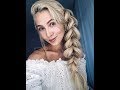 Romantic hairstyle. Braid. Урок 45. Романтическая прическа. Коса на резинках