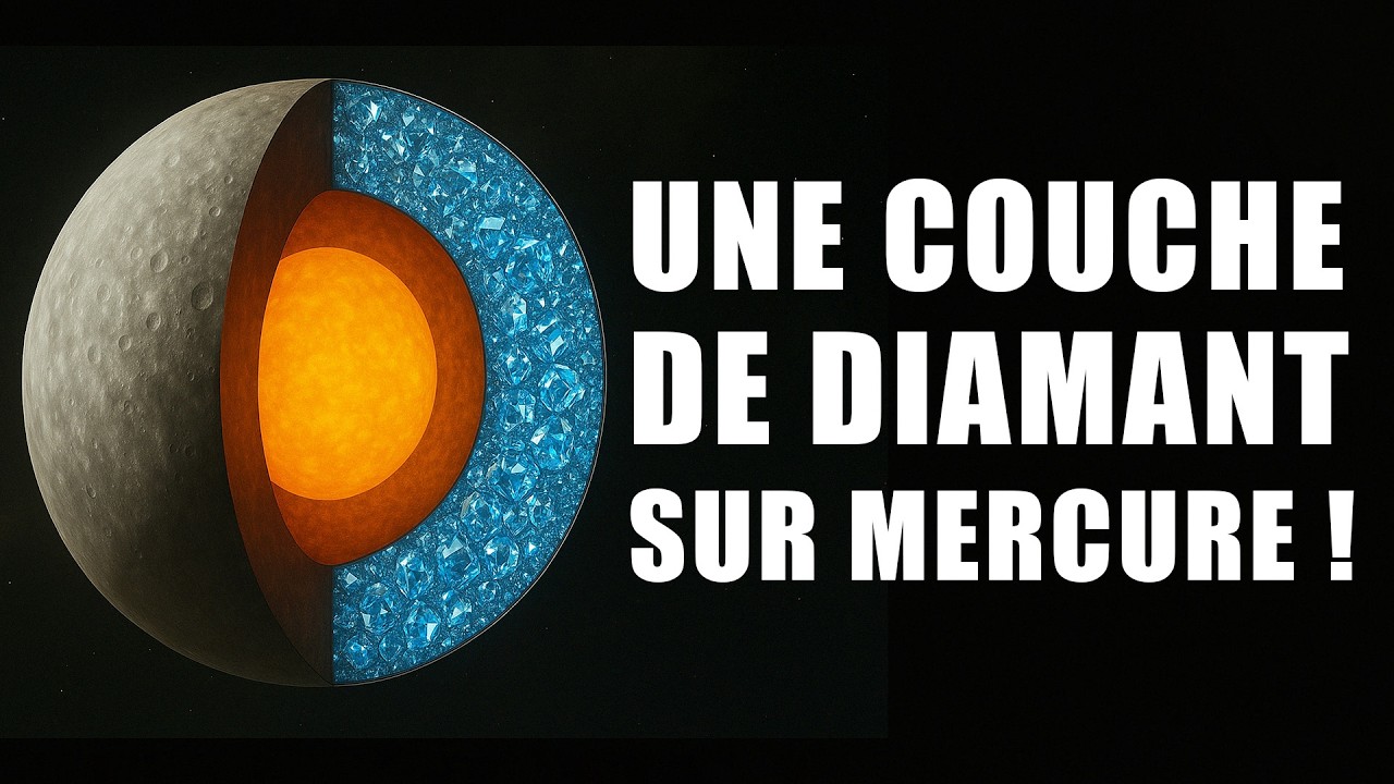 Une couche de 18KM de DIAMANT dans la PLANÈTE MERCURE ? DNDE 392