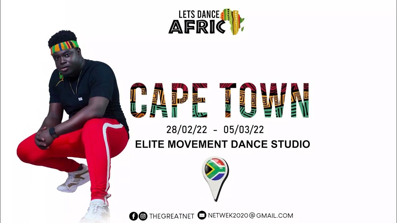 FLYER IN SOUTH AFRICA Cape Town LETS DANCE AFRICA
