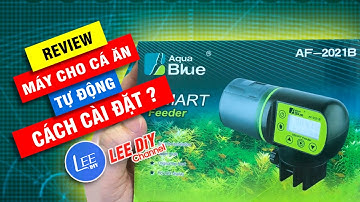 Máy cho cá ăn tự động AF-2021B | Review, chia sẻ cách thiết lập | LEE DiY