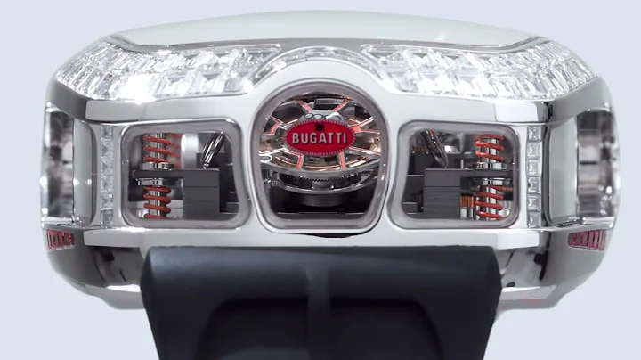 The Jacob & Co. Bugatti Chiron Tourbillon Baguette Black and Orange