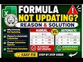 Excel Formula Not Updating? Manual vsAutomatic Calculation Explained Fix Formula Calculation Issues