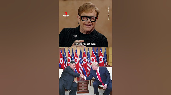 Elton John on Trump's use of 'Rocketman'