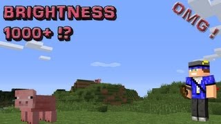 Minecraft: BRIGHTNESS 1000+ !? Gamma Tutorial