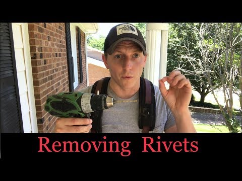 How To Remove Rivets...(Quick Guide To Removing Rivets In Gutters/Aluminum/Plastic!)