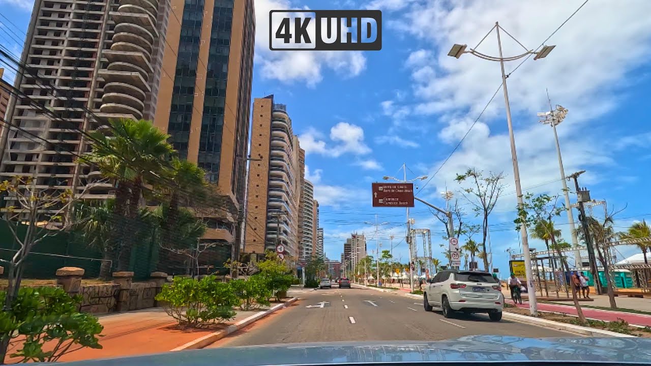 Do bairro MAIS RICO até a PERIFERIA de Fortaleza | Driving Tour
