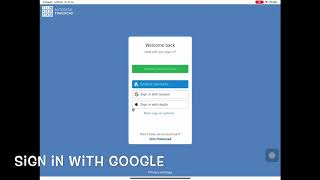 Sign in TinkerCAD with Google