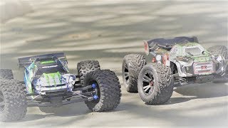 Traxxas E-REVO 2.0 & Arrma KRATON BLX V3 Comparison 2018 - 6S RC Monster Trucks