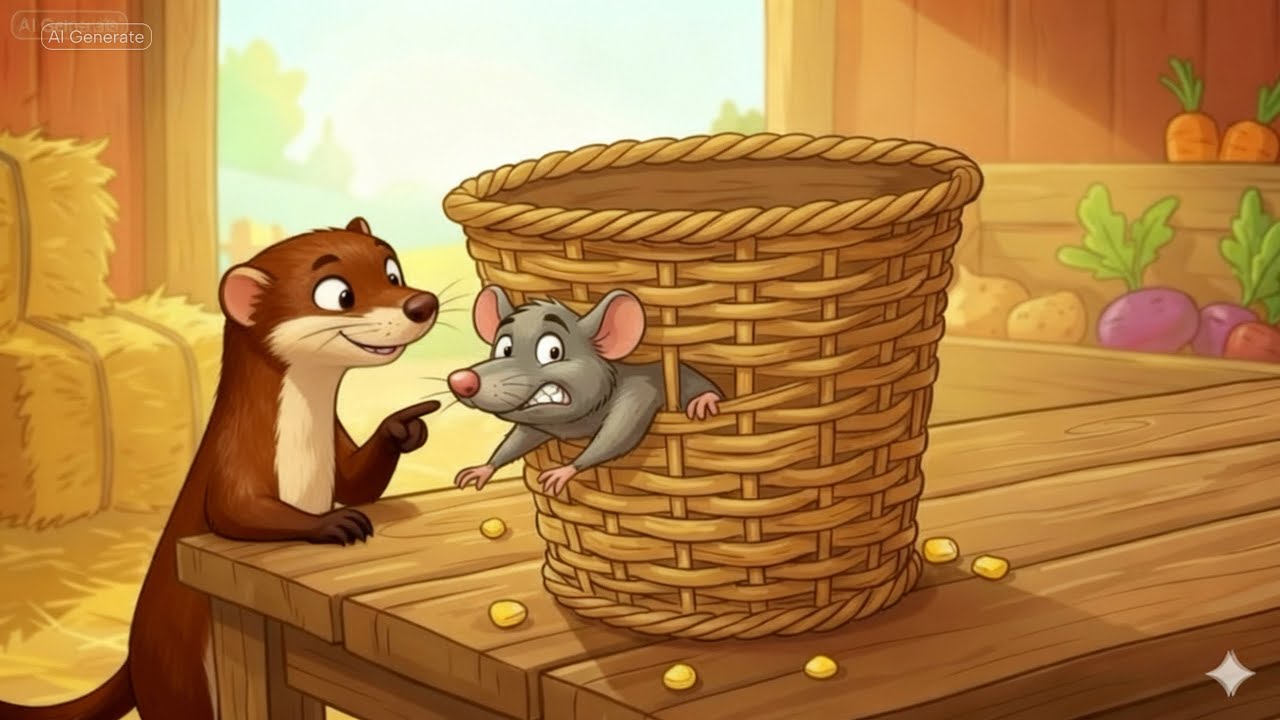 The Mouse and the Weasel (Aesop's Fables)