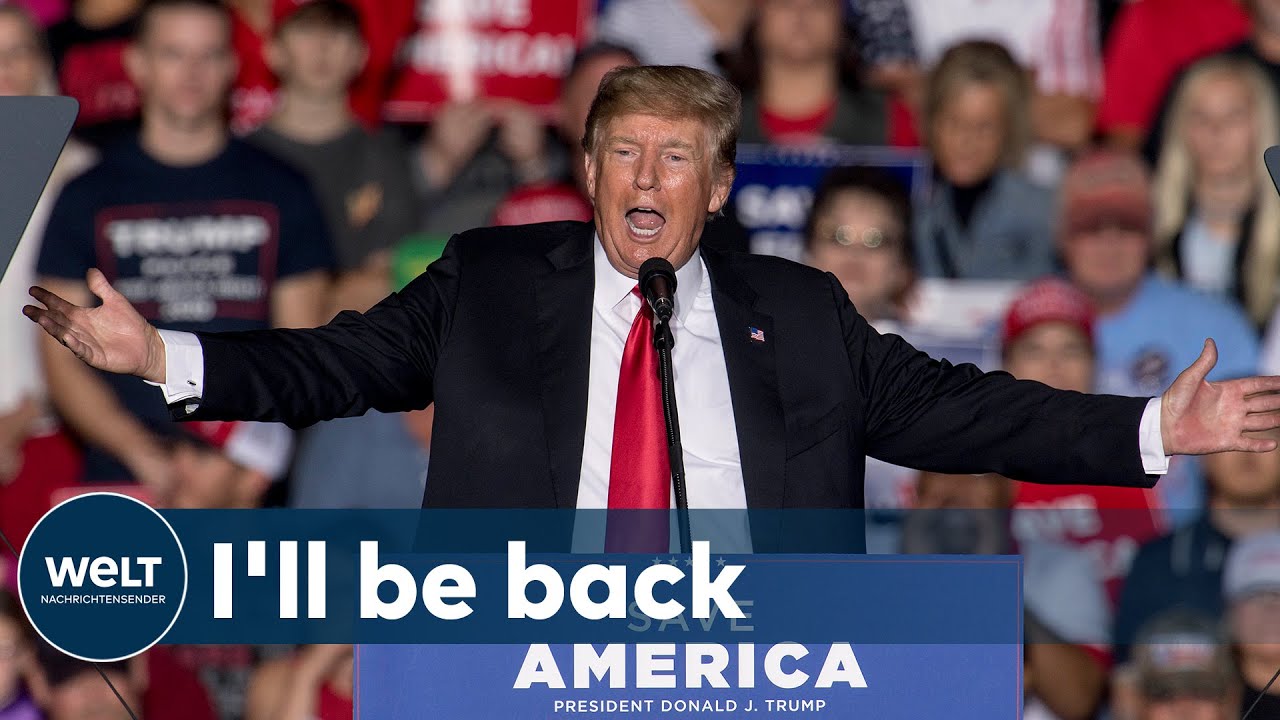 SAVE AMERICA: Donald Trump ist zurück auf der Wahlkampfbühne