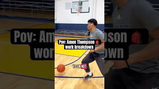 Amen Thompson 🎒work breakdown #basketball #houstonrockets #nba #amenthompson