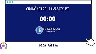 Cronômetro simples com JS