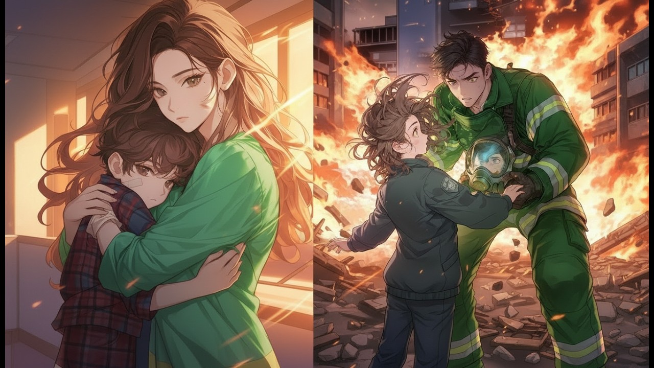 En el incendio, mi esposo bombero le dio la única máscara a su ex, y hasta mi hijo me abandonó.