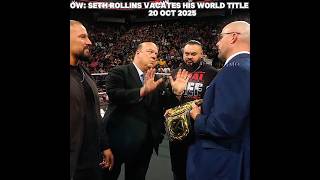 The Shield Brothers Vacated Their Title In October Edits 💔