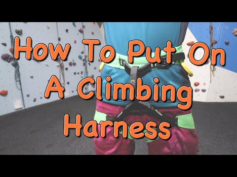 How To Put On a Climbing Harness