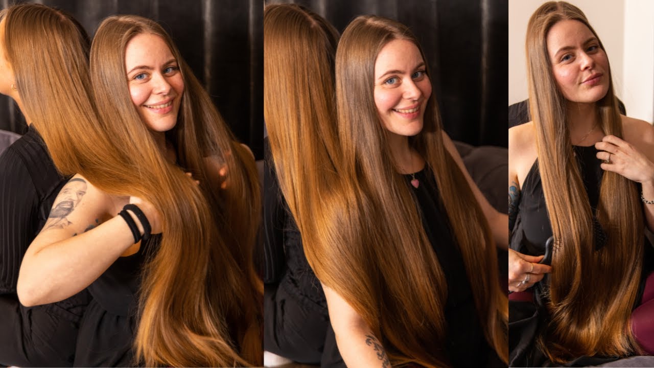 RealRapunzels | Celina's Hair Over Natalie's Shoulders Photoshoot (preview)