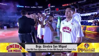 Barangay Ginebra’s GAME 7 FINAL ENTRANCE vs. TNT | PBA Season 49 Commissioner’s Cup