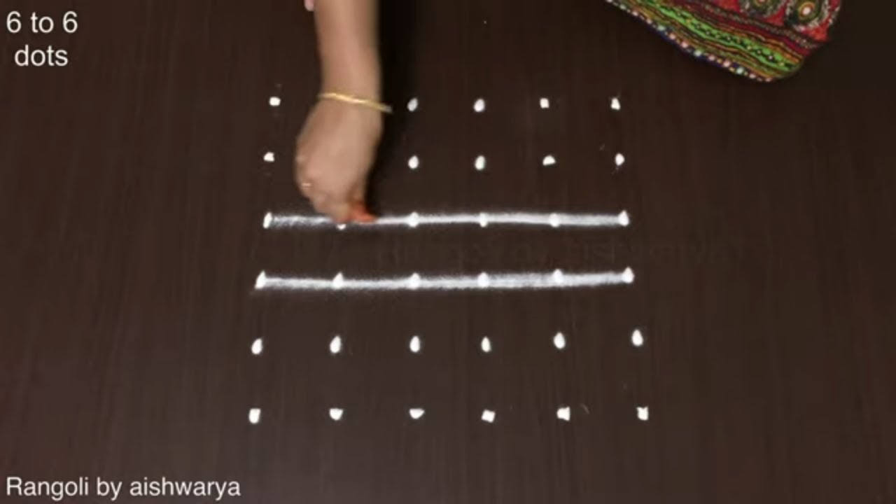 Different Style Easy Daily Rangavalli Kolam