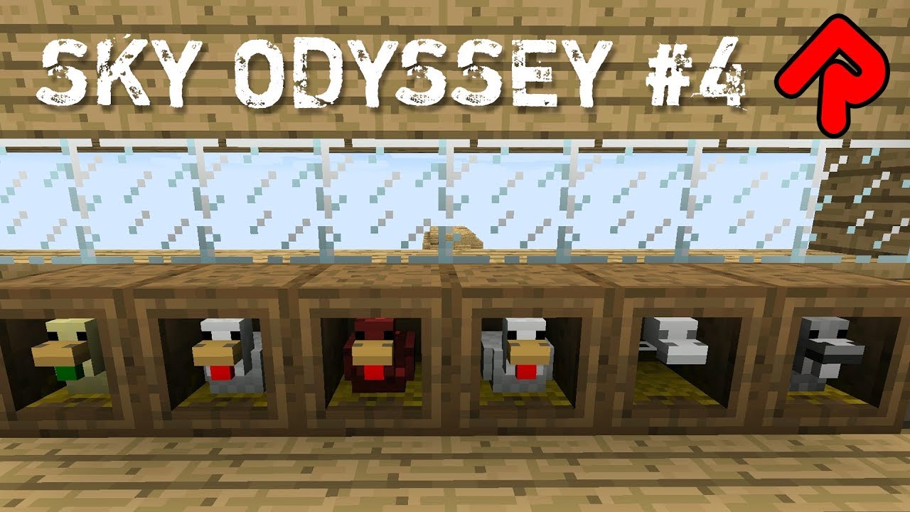 Breeding Chickens that Lay Redstone! | Sky Odyssey #4 | Last Ever Minecraft Extravaganza